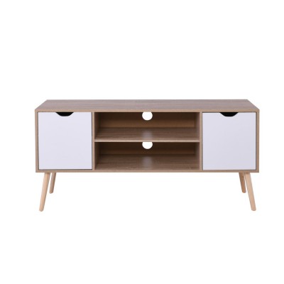 ALINA Έπιπλο TV Απόχρωση Sonoma - Άσπρο 120x38x58cm/Ε747,1 ALINA Έπιπλο TV Απόχρωση Sonoma - Άσπρο 120x38x58cm/Ε747,1