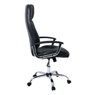 BF5700 Πολυθρόνα Διευθυντή Μέταλλο Χρώμιο, Pu Μαύρο 64x72x112/121cm/ΕΟ299,1 BF5700 Πολυθρόνα Διευθυντή Μέταλλο Χρώμιο, Pu Μαύρο 64x72x112/121cm/ΕΟ299,1