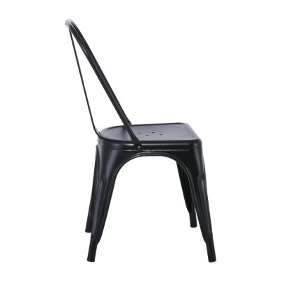 RELIX Καρέκλα, Μέταλλο Βαφή Μαύρo 44x49x84cm/Ε5191,1W Εξωτερικού Χώρου RELIX Καρέκλα, Μέταλλο Βαφή Μαύρo 44x49x84cm/Ε5191,1W Εξωτερικού Χώρου