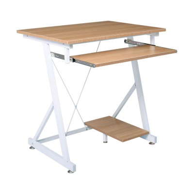 UNIT Γραφείο Η/Υ Μέταλλο Βαφή Άσπρο, Melamine Απόχρωση Sonoma 70x55x75cm/ΕΟ435 UNIT Γραφείο Η/Υ Μέταλλο Βαφή Άσπρο, Melamine Απόχρωση Sonoma 70x55x75cm/ΕΟ435
