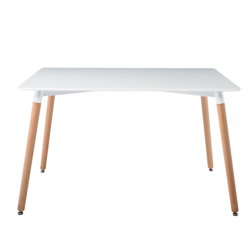 ART Tραπέζι Τραπεζαρίας Κουζίνας - Άσπρο MDF 120x80x73cm/Ε7088,1 Τραπεζαρία