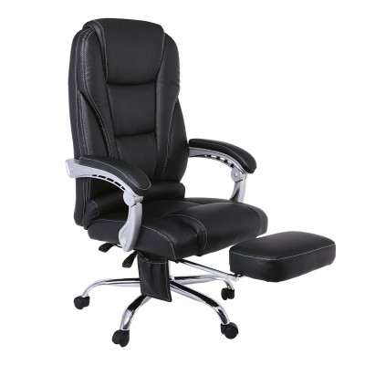 BF8550 Massage Relax Πολυθρόνα Γραφείου Διευθυντή, Βάση Χρώμιο με Υποπόδιο, Pu Μαύρο 68x64-135x118/127cm/ΕΟ284,1 BF8550 Massage Relax Πολυθρόνα Γραφείου Διευθυντή, Βάση Χρώμιο με Υποπόδιο, Pu Μαύρο 68x64-135x118/127cm/ΕΟ284,1