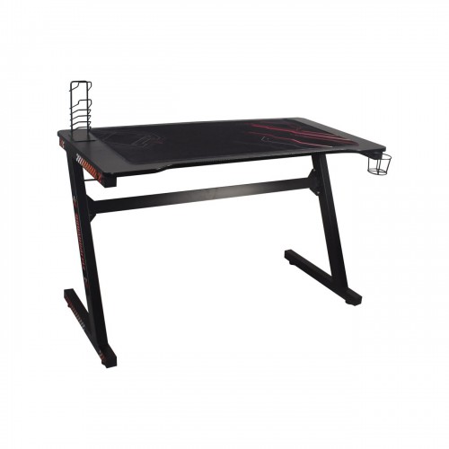 GAMING Γραφείο 120x60cm τ.Carbon Μέταλλο Βαφή Μαύρο 120x60x75cm/ΕΟ416 Έπιπλα Γραφείου