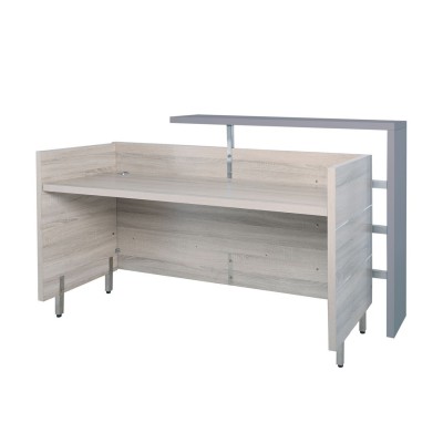 Reception PROGRESS Απόχρωση Elm - Sky Grey 180x75x110cm/ΕΟ831 Reception PROGRESS Απόχρωση Elm - Sky Grey 180x75x110cm/ΕΟ831