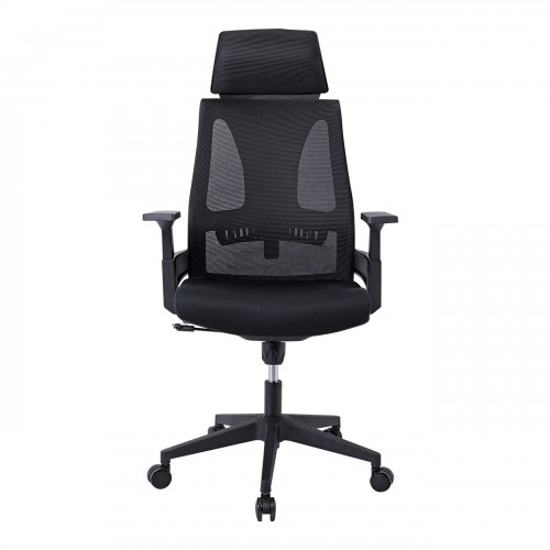 BF8750 Πολυθρόνα Γραφείου Διευθυντή, Mesh Μαύρο, Ύφασμα Μαύρο 65x64x117/127cm/ΕΟ608,1 Έπιπλα Γραφείου
