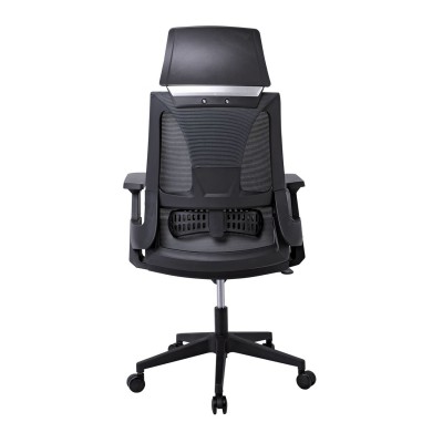 BF8750 Πολυθρόνα Γραφείου Διευθυντή, Mesh Μαύρο, Ύφασμα Μαύρο 65x64x117/127cm/ΕΟ608,1 Έπιπλα Γραφείου