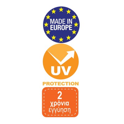 LARA Πολυθρόνα Pro Dining Στοιβαζόμενη, ALU Silver, PP - UV Protection Απόχρωση Εκρού 60x52x85cm/Ε306,4 LARA Πολυθρόνα Pro Dining Στοιβαζόμενη, ALU Silver, PP - UV Protection Απόχρωση Εκρού 60x52x85cm/Ε306,4