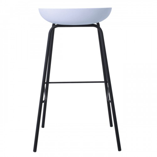 PENTOS Σκαμπό BAR, Μέταλλο Βαφή Μαύρο, PP Άσπρο 49x46x76/83cm/Ε511,20 Τραπεζαρία PENTOS Σκαμπό BAR, Μέταλλο Βαφή Μαύρο, PP Άσπρο 49x46x76/83cm/Ε511,20 Τραπεζαρία