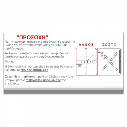 Contract Sliq Sandy Supreme Επιφάνεια Τραπεζιού τ.Werzalit Απόχρωση Toscano Φ60cm/18mm/Ε100,56 Επιφάνειες τραπεζιών 