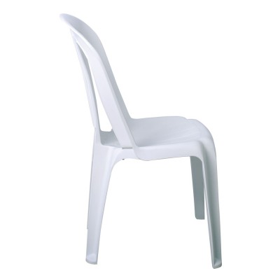 IRIDE Καρέκλα Στοιβαζόμενη, ΡΡ Άσπρο 48x55x84cm/Ε369 IRIDE Καρέκλα Στοιβαζόμενη, ΡΡ Άσπρο 48x55x84cm/Ε369