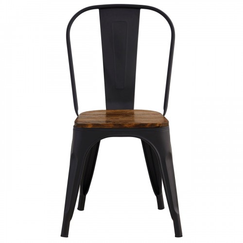 RELIX Wood Καρέκλα, Μέταλλο Βαφή Μαύρο Extra Matt, Απόχρωση Ξύλου Dark Oak 45x53x85cm/Ε5191W,1W Εξωτερικού Χώρου RELIX Wood Καρέκλα, Μέταλλο Βαφή Μαύρο Extra Matt, Απόχρωση Ξύλου Dark Oak 45x53x85cm/Ε5191W,1W Εξωτερικού Χώρου