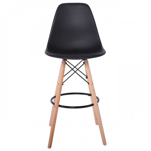 ART Wood Σκαμπό BAR με Πλάτη, Πόδια Οξιά Φυσικό, PP Μαύρο 47x54x71/109cm/Ε509,2 Τραπεζαρία ART Wood Σκαμπό BAR με Πλάτη, Πόδια Οξιά Φυσικό, PP Μαύρο 47x54x71/109cm/Ε509,2 Τραπεζαρία