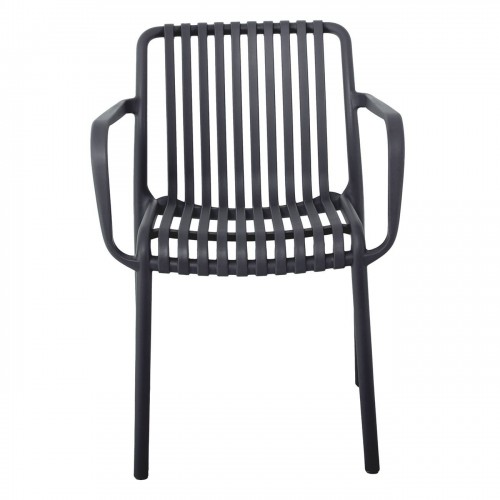 MODA Πολυθρόνα Στοιβαζόμενη PP - UV Ανθρακί 57x58x80cm/Ε3800,2 Εξωτερικού Χώρου MODA Πολυθρόνα Στοιβαζόμενη PP - UV Ανθρακί 57x58x80cm/Ε3800,2 Εξωτερικού Χώρου
