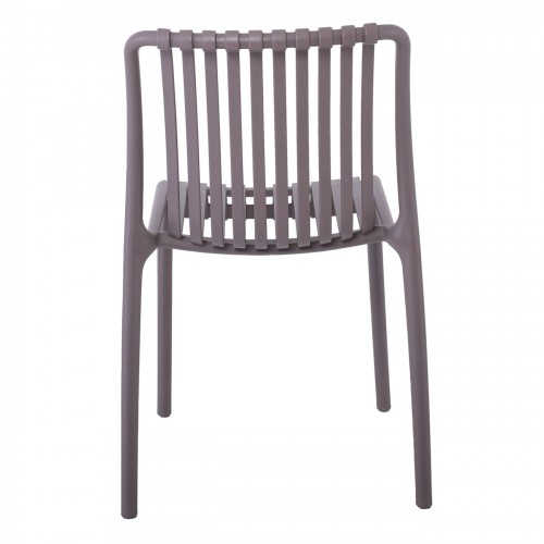 MODA Καρέκλα Στοιβαζόμενη PP - UV Mocha 48x57x80cm/Ε3801,3 Εξωτερικού Χώρου MODA Καρέκλα Στοιβαζόμενη PP - UV Mocha 48x57x80cm/Ε3801,3 Εξωτερικού Χώρου