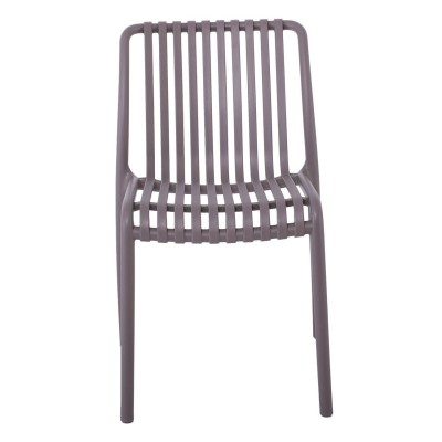MODA Καρέκλα Στοιβαζόμενη PP - UV Mocha 48x57x80cm/Ε3801,3 Εξωτερικού Χώρου MODA Καρέκλα Στοιβαζόμενη PP - UV Mocha 48x57x80cm/Ε3801,3 Εξωτερικού Χώρου