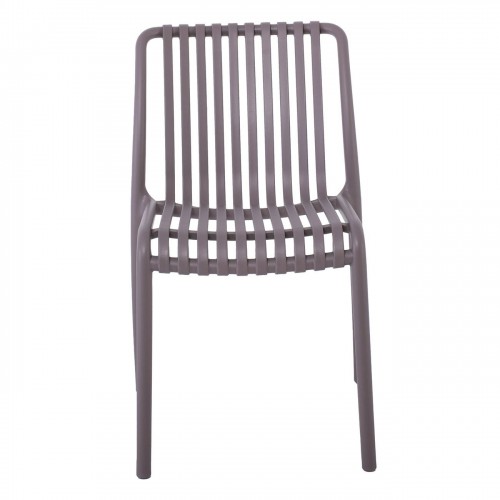 MODA Καρέκλα Στοιβαζόμενη PP - UV Mocha 48x57x80cm/Ε3801,3 Εξωτερικού Χώρου MODA Καρέκλα Στοιβαζόμενη PP - UV Mocha 48x57x80cm/Ε3801,3 Εξωτερικού Χώρου