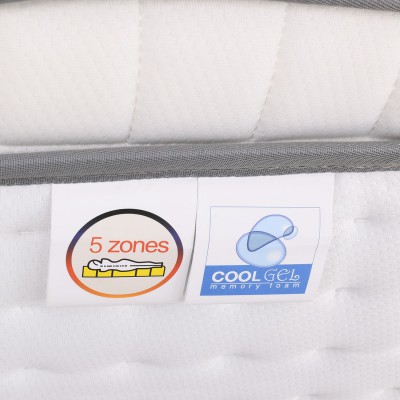 ΣΤΡΩΜΑ Pocket Spring 5-Zone, Gel Memory Foam, Μονής Όψης (4) 160x200x(33/31)cm/Ε2092,2 ΣΤΡΩΜΑ Pocket Spring 5-Zone, Gel Memory Foam, Μονής Όψης (4) 160x200x(33/31)cm/Ε2092,2