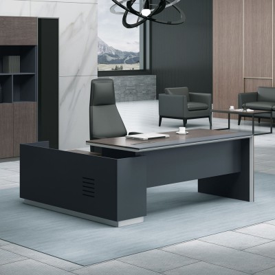 ADVANCE Γραφείο Δεξιά Γωνία Σκούρο Καρυδί - Sky Grey 220x90/160x40 (H.75)cm/ΕΟ820,R ADVANCE Γραφείο Δεξιά Γωνία Σκούρο Καρυδί - Sky Grey 220x90/160x40 (H.75)cm/ΕΟ820,R