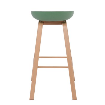 PENT Σκαμπό Bar, Μέταλλο Βαφή Φυσικό, PP Πράσινο 42x52x74cm/ΕΜ1531,3 Τραπεζαρία PENT Σκαμπό Bar, Μέταλλο Βαφή Φυσικό, PP Πράσινο 42x52x74cm/ΕΜ1531,3 Τραπεζαρία