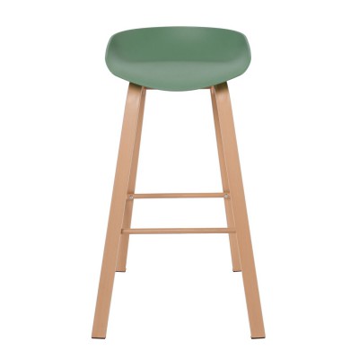 PENT Σκαμπό Bar, Μέταλλο Βαφή Φυσικό, PP Πράσινο 42x52x74cm/ΕΜ1531,3 Τραπεζαρία PENT Σκαμπό Bar, Μέταλλο Βαφή Φυσικό, PP Πράσινο 42x52x74cm/ΕΜ1531,3 Τραπεζαρία