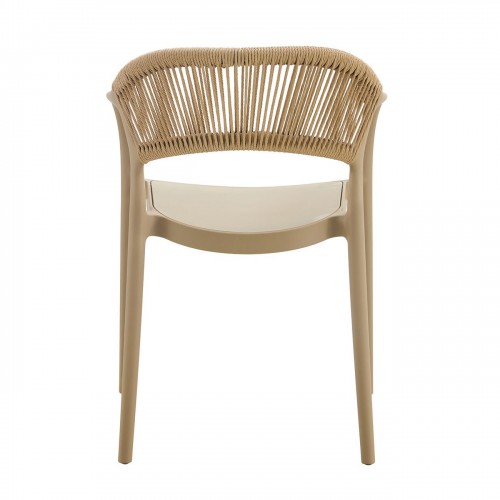 DONNA Πολυθρόνα Στοιβαζόμενη, PP-UV Tortora, Rope Wicker Φυσικό 56x54x81cm/Ε3150,3 Εξωτερικού Χώρου DONNA Πολυθρόνα Στοιβαζόμενη, PP-UV Tortora, Rope Wicker Φυσικό 56x54x81cm/Ε3150,3 Εξωτερικού Χώρου