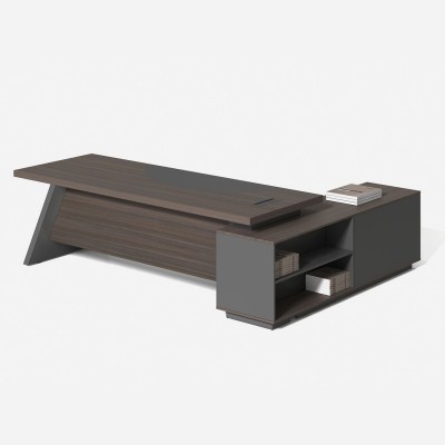 MASTER Γραφείο Αριστερή Γωνία, Απόχρωση Grey Walnut 180x90x75/180x50x62cm/ΕΟ925,L MASTER Γραφείο Αριστερή Γωνία, Απόχρωση Grey Walnut 180x90x75/180x50x62cm/ΕΟ925,L
