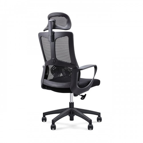 BF8600 Πολυθρόνα Γραφείου Διευθυντή, Mesh Μαύρο, Ύφασμα Μαύρο 62x68x114/124cm/ΕΟ619,1 Έπιπλα Γραφείου
