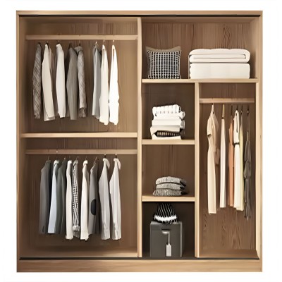 VANITY Ντουλάπα Δίφυλλη - Συρόμενη, Αποχρώσεων Sonoma Oak & Grey 160x60x200cm/Ε7355,1 VANITY Ντουλάπα Δίφυλλη - Συρόμενη, Αποχρώσεων Sonoma Oak & Grey 160x60x200cm/Ε7355,1