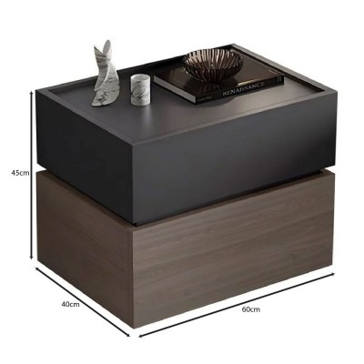 VANITY Κομοδίνο 2 Συρτάρια Αποχρώσεων Sonoma Oak & Grey, με Αποσπώμενα χρωματικά Μέρη 60x40x45cm/Ε7351,1 VANITY Κομοδίνο 2 Συρτάρια Αποχρώσεων Sonoma Oak & Grey, με Αποσπώμενα χρωματικά Μέρη 60x40x45cm/Ε7351,1