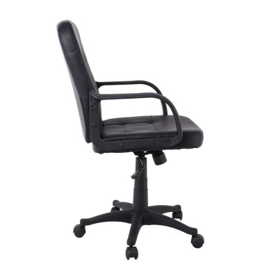 BF1300 Πολυθρόνα Γραφείου PU Μαύρο 57x64x90/100cm/ΕΟ532 BF1300 Πολυθρόνα Γραφείου PU Μαύρο 57x64x90/100cm/ΕΟ532