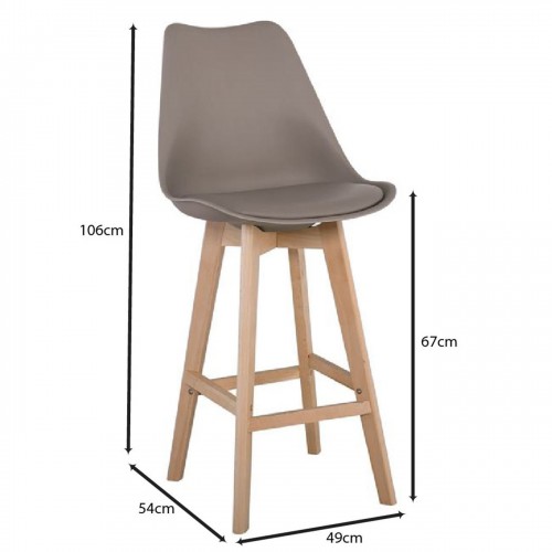 MARTIN Σκαμπό BAR Οξιά Φυσικό, Κάθισμα Η.67cm, PP-Pu Sand Beige, Μονταρισμένη Ταπετσαρία 49x54x67/106cm/ΕΜ147,91 Τραπεζαρία MARTIN Σκαμπό BAR Οξιά Φυσικό, Κάθισμα Η.67cm, PP-Pu Sand Beige, Μονταρισμένη Ταπετσαρία 49x54x67/106cm/ΕΜ147,91 Τραπεζαρία