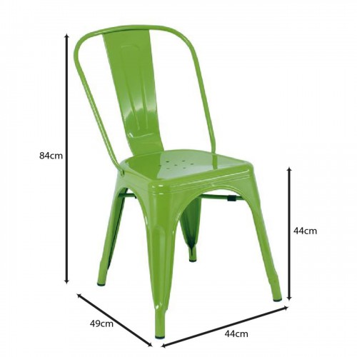 RELIX Καρέκλα-Pro, Μέταλλο Βαφή Lime 45x51x85cm/Ε5191,31 Τραπεζαρία RELIX Καρέκλα-Pro, Μέταλλο Βαφή Lime 45x51x85cm/Ε5191,31 Τραπεζαρία