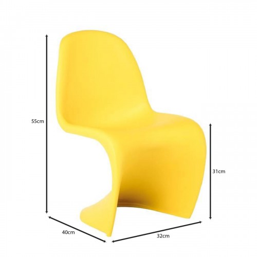 BLEND Kid Καρέκλα, PP Κίτρινο 32x40x55cm/ΕΚ993,6 Τραπεζαρία BLEND Kid Καρέκλα, PP Κίτρινο 32x40x55cm/ΕΚ993,6 Τραπεζαρία
