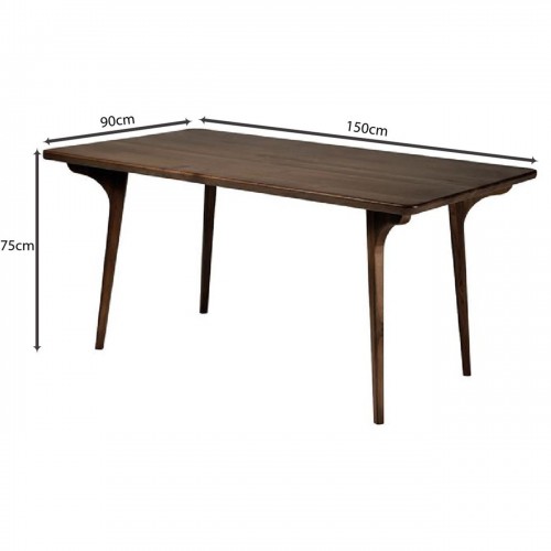 AVERY Τραπέζι Τραπεζαρίας, Απόχρωση Καρυδί 150x90x75cm/Ε7670,1 Τραπεζαρία