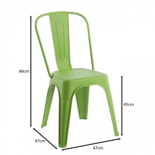 RELIX PP Καρέκλα Στοιβαζόμενη, PP Απόχρωση Lime 47x47x86cm/Ε51910,3 Εξωτερικού Χώρου RELIX PP Καρέκλα Στοιβαζόμενη, PP Απόχρωση Lime 47x47x86cm/Ε51910,3 Εξωτερικού Χώρου