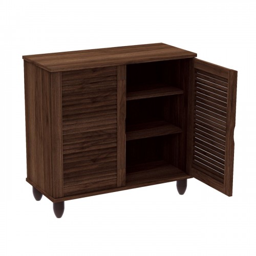 Παπουτσοθήκη 2 Πόρτες Απόχρωση Καρυδί 77x33x70cm/Ε83720 Οργάνωση Σπιτιού - Μπάνιο