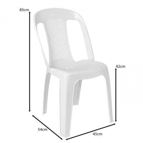 ELECTRA Καρέκλα Στοιβαζόμενη, ΡΡ Άσπρο 45x54x85cm/Ε3002,1 Εξωτερικού Χώρου ELECTRA Καρέκλα Στοιβαζόμενη, ΡΡ Άσπρο 45x54x85cm/Ε3002,1 Εξωτερικού Χώρου