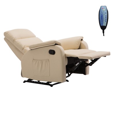 COMFORT Massage Πολυθρόνα Relax, Σαλονιού - Καθιστικού, PU Μπεζ 74x90x98cm/Ε9733,1 COMFORT Massage Πολυθρόνα Relax, Σαλονιού - Καθιστικού, PU Μπεζ 74x90x98cm/Ε9733,1