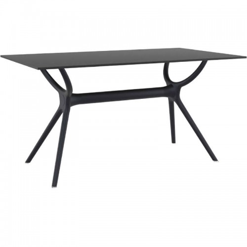 AIR ΤΡΑΠΕΖΙ 140Χ80Χ74εκ. BLACK LAMINATE 12mm Εξωτερικού Χώρου