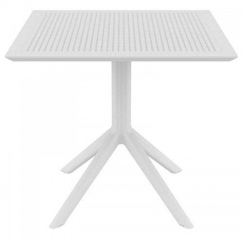 SKY WHITE 80X80X74εκ. ΤΡΑΠΕΖΙ ΠΟΛ/ΝΙΟΥ Εξωτερικού Χώρου