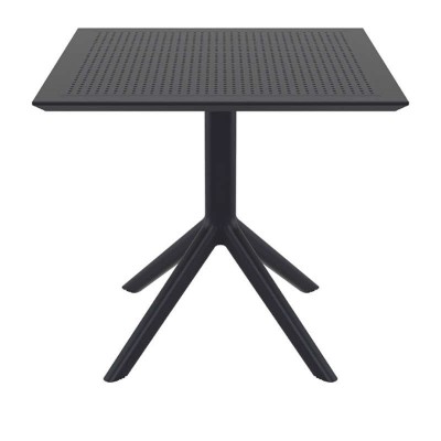 SKY BLACK 80X80X74εκ. ΤΡΑΠΕΖΙ ΠΟΛ/ΝΙΟΥ