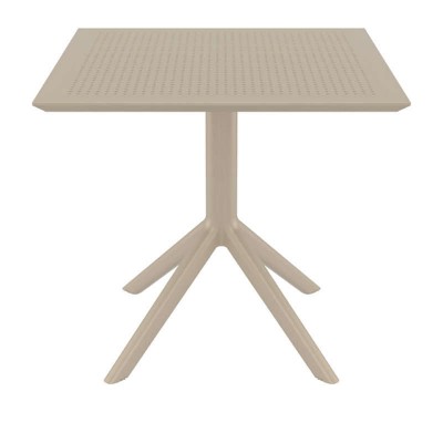 SKY TAUPE 80X80X74εκ. ΤΡΑΠΕΖΙ ΠΟΛ/ΝΙΟΥ SKY TAUPE 80X80X74εκ. ΤΡΑΠΕΖΙ ΠΟΛ/ΝΙΟΥ