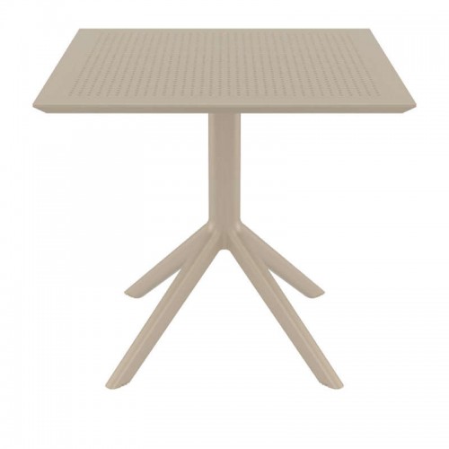 SKY TAUPE 80X80X74εκ. ΤΡΑΠΕΖΙ ΠΟΛ/ΝΙΟΥ SKY TAUPE 80X80X74εκ. ΤΡΑΠΕΖΙ ΠΟΛ/ΝΙΟΥ