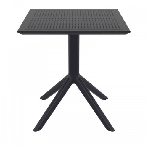 SKY BLACK 70X70X74εκ. ΤΡΑΠΕΖΙ ΠΟΛ/ΝΙΟΥ Εξωτερικού Χώρου
