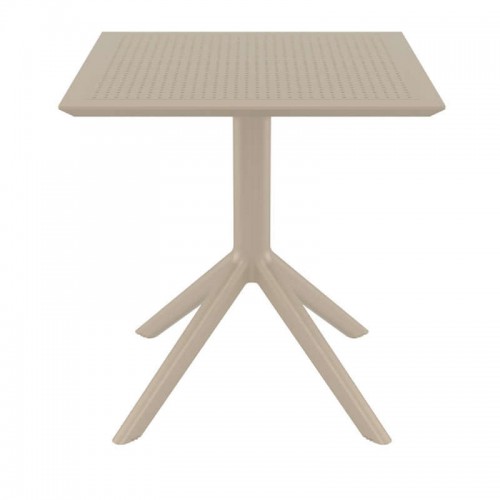 SKY TAUPE 70X70X74εκ. ΤΡΑΠΕΖΙ ΠΟΛ/ΝΙΟΥ Εξωτερικού Χώρου