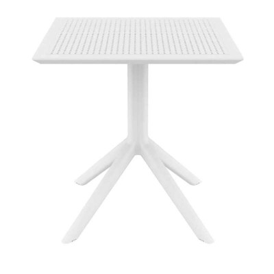 SKY WHITE 70X70X74εκ. ΤΡΑΠΕΖΙ ΠΟΛ/ΝΙΟΥ SKY WHITE 70X70X74εκ. ΤΡΑΠΕΖΙ ΠΟΛ/ΝΙΟΥ