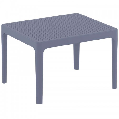 SKY DARK GREY 50Χ60Χ40εκ. ΤΡΑΠΕΖΙ ΠΟΛ/ΝΙΟΥ Εξωτερικού Χώρου