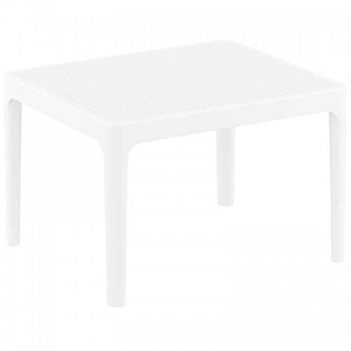 SKY WHITE 50Χ60Χ40εκ. ΤΡΑΠΕΖΙ ΠΟΛ/ΝΙΟΥ Εξωτερικού Χώρου