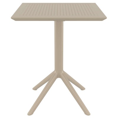 SKY TAUPE 60Χ60X74εκ. ΤΡΑΠΕΖΙ ΠΤΥΣ/ΝΟ ΠΟΛ/ΝΙΟΥ