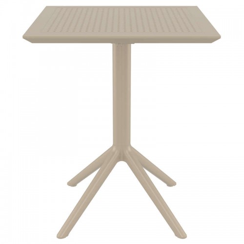 SKY TAUPE 60Χ60X74εκ. ΤΡΑΠΕΖΙ ΠΤΥΣ/ΝΟ ΠΟΛ/ΝΙΟΥ Εξωτερικού Χώρου